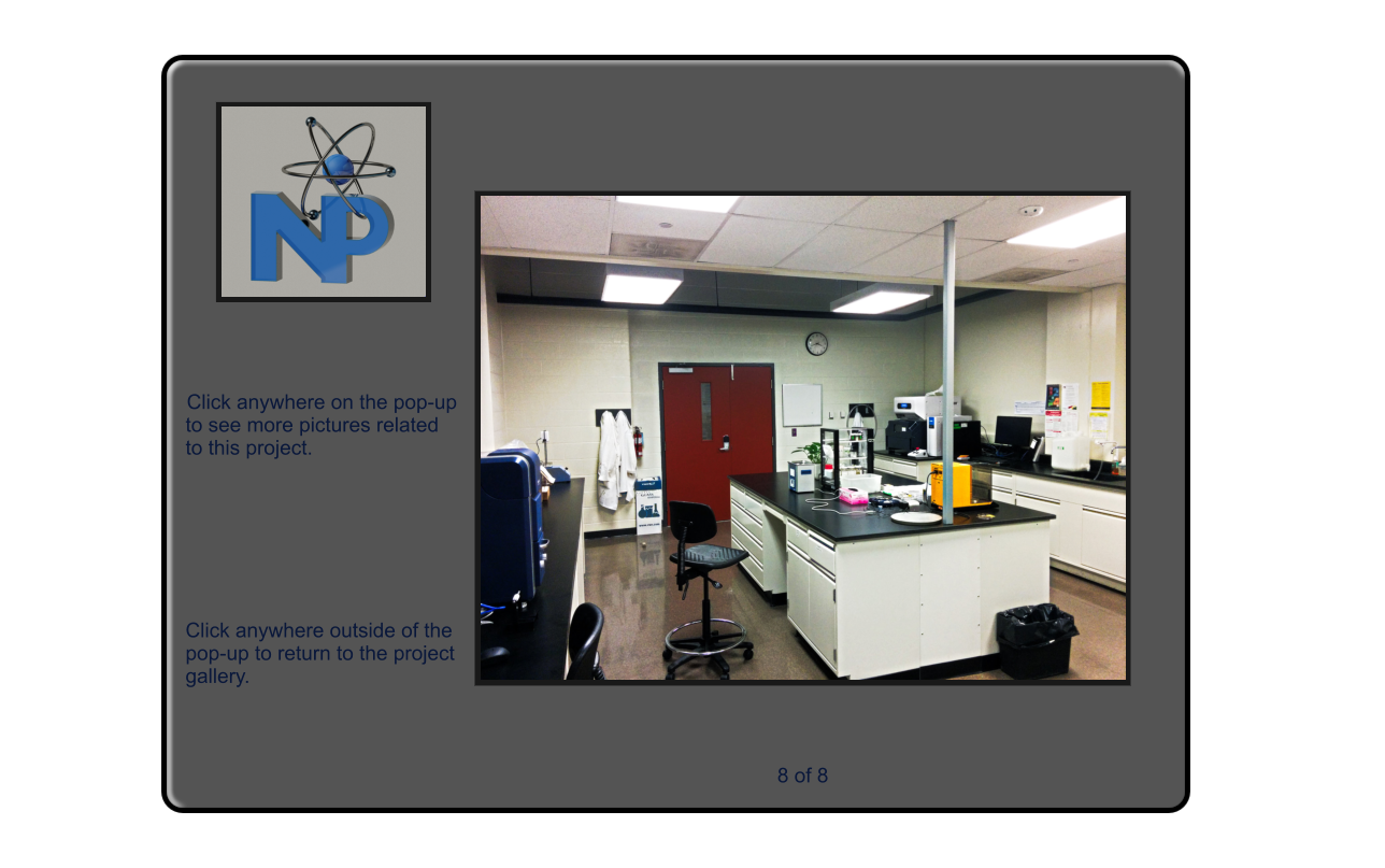 Click anywhere on the pop-up to see more pictures related to this project.        Click anywhere outside of the pop-up to return to the project gallery. 8 of 8