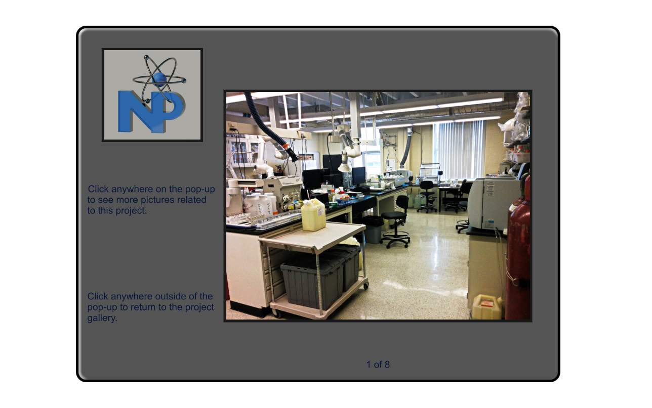 Click anywhere on the pop-up to see more pictures related to this project.        Click anywhere outside of the pop-up to return to the project gallery. 1 of 8